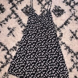 Black Floral Hollister dress